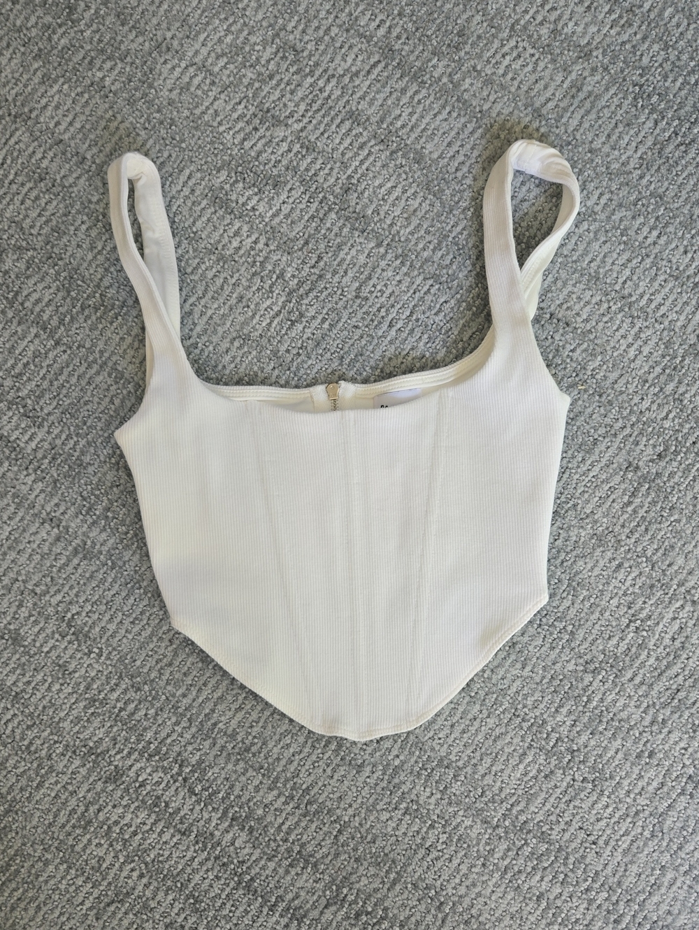 White Corset Top